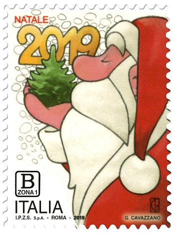 Italian Christmas Stamp for Europe